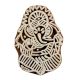 Set of 1 Piece New Wooden Printing Block